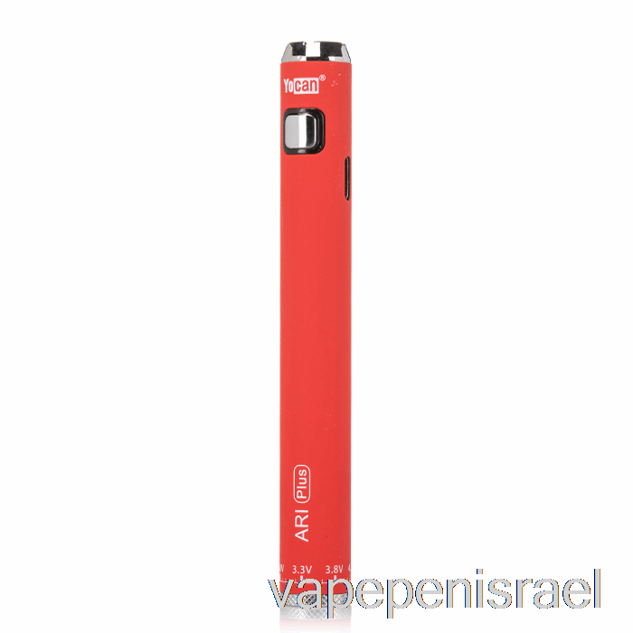 חד פעמי Vape Israel Yocan Ari Plus 900mah סוללה אדומה
